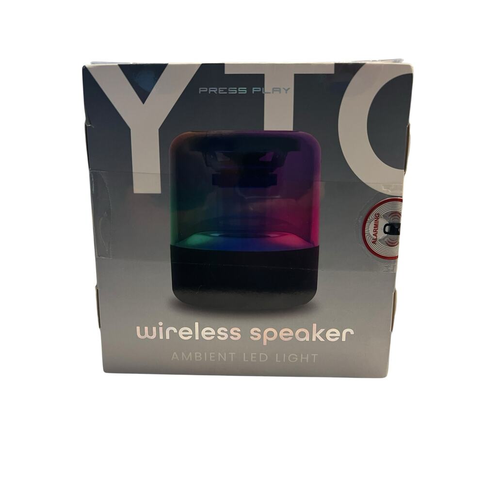Wireless Speaker with Ambient Led Light NWT
